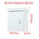 户外防水箱配电箱300*400*200室外设备箱网络安防挂墙抱杆监控箱 600800200加厚挂墙安装