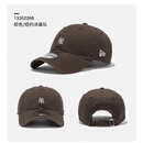 NEW ERA纽亦华棒球帽MLB纽约洋基队经典NY小标弯檐鸭舌帽遮阳帽潮 13352268 可调节