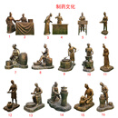 优观十大名医雕塑华佗扁鹊李时珍张仲景中医文化摆件玻璃钢人物定制 中医制药流程