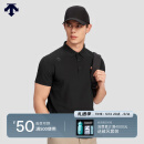 DESCENTE迪桑特DUALIS系列都市通勤男士短袖POLO衫夏季新品 BK-BLACK XL (180/100A)