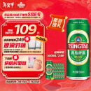 青岛啤酒（TsingTao）经典系列浓郁麦香500ml*24听（多厂生产随机发货）年货节送礼