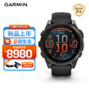 佳明（GARMIN）Fenix8旗舰黑-47mm飞耐时8户外运动手表血氧心率跑步骑行潜水滑雪