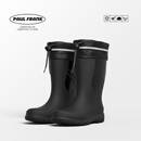 大嘴猴（paul frank）男士雨鞋中筒水鞋防水防滑外卖骑手专用厚底耐磨胶鞋黑42偏大一码