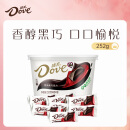 德芙（Dove）香浓黑巧克力分享碗装18粒252g 休闲儿童零食糖果礼物