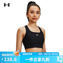 安德玛（Under Armour）女子交叉式加长款拳击训练运动内衣-中强度1377916 黑色001 M