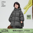 jnby by JNBY鹅绒服江南布衣童装亲子装95白鹅绒羽绒服男女童儿童1N0C13230 046铸铁灰 165 cm（成人）