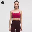 lululemon丨Flow Y Nulu™ 女士运动内衣 LW2D88A 烟雾品红 S