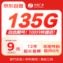 中国广电大流量卡【自选靓号】全国通用5g手机卡电话卡永久终身信纯上网卡19元非无限