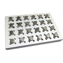 96孔PCR板磁力架 200ul 生物磁珠分离器 实验室磁力板磁 铝合金