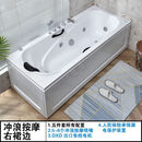 九牧新款2025全网最低价特独立式带裙边浴缸亚克力浴盆冲浪恒温智能浴缸 高配冲浪右裙  1.7M
