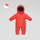 保姆鹅 宝宝羽绒连体服婴儿羽绒服冬装连身服抱服外出服睡袋[NM2119] 中国红 90cm