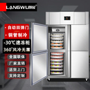朗屋插盘柜速冻机商用冰柜急速蛋糕店慕斯冷藏冷冻双温烘焙冰箱四门 六门双温42盘【风冷无霜】