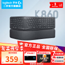 罗技（Logitech）ERGO K860无线蓝牙人体工学分体式键盘记本台式电脑弧形掌托 K860人体工学键盘 99成新