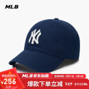 MLB帽子男女情侣棒球帽大标软顶鸭舌帽四季运动帽3ACP6601N-50NYS-F