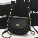 小香儿包包女2026新款时尚菱格链条包女士单肩斜挎包送女友 黑色