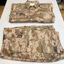 新式正版军训迷彩服夏季冬季户外防刮耐磨训练服单上衣裤子套装服 沙漠色冬（衣+裤） 175/92-96