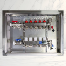 不锈钢地暖分水器箱子暗箱分集水器装饰遮挡明箱地暖盒子暗箱 加厚不锈钢暗箱800*450*150