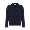 【95成新】STONE ISLAND石头岛 25春夏针织羊毛开衫  深蓝色 L