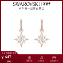 施华洛世奇（SWAROVSKI）元旦跨年礼物Symbolica星星耳钉耳环耳饰女度假风轻奢生日礼物女 【爆款】镀玫瑰金色5494337