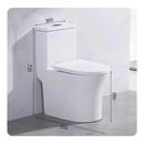 吉牧陶超短小户型47厘米无水箱脉冲马桶迷你小尺寸成人强劲冲力坐便器 超短55厘米（无水压要求） 350坑距