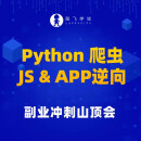 路飞学城Python爬虫JS逆向副业专项课程 爬虫JS+APP逆向+Python开发副业山顶会