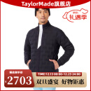 Taylormade泰勒梅高尔夫棉服2024新款羽绒夹克男士服装防水长袖秋冬运动外套 U26677 黑色 XL