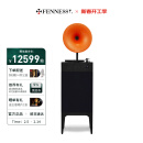 梵尼诗（Fennessy） Donut i5专业级黑胶唱片机现代轻奢HiFi留声机客厅蓝牙音响 黑色机身+香橙喇叭