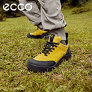 爱步（ECCO）户外运动鞋男 休闲跑步鞋登山徒步鞋耐磨抓地鞋子 越野822354 HL 黄色82235458277 41