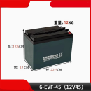 亨固达 干式电瓶 6-EVF-45 单位：台