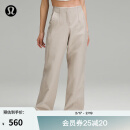 lululemon丨Utilitech™ 女士宽松剪裁中腰长裤 LW5GLXA 沙漠灰 M