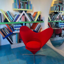 Vitra【现货】Heart Cone Chair扶手椅 红色