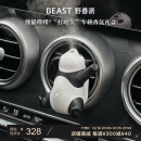 野兽派（THE BEAST）熊猫噗噗打哈欠车载香水汽车香薰喷雾除异味生日礼物新年礼物