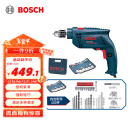 博世（BOSCH）GSB 10 RE set 冲击钻 插电式手电钻工具箱 （100附件套装）