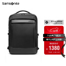 新秀丽（Samsonite）商务通勤双肩包电脑包15.6英寸男士背包多功能大容量环保抗菌HS8