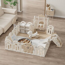 迈奇游戏围栏地上室内家用乐园婴儿安全爬行垫防护栅栏 大型D组合(200x200)