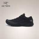 ARC'TERYX始祖鸟 AERIOS FL GTX GORE-TEX 防水 男子 徒步鞋 BLACK/PILOT/黑色/航空灰 7.5