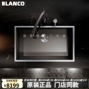 铂浪高（BLANCO）不锈钢水槽 黑钢 洗菜盆 单槽 原装德国进口 家用 方形厨盆 ZEROX 700-IF 526246 Dark Steel