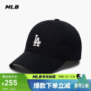 MLB帽子男女四季软顶棒球帽休闲运动鸭舌帽3ACP7701N-07BKS-F/黑色