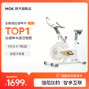 MOKFITNESSMOK(摩刻)-S10动感单车家用健身房智能磁控专业减肥运动器材静音 S10旗舰版（冰川白）强阻系统