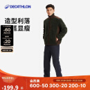 迪卡侬（DECATHLON）户外运动休闲裤长裤工装男秋抓绒加绒保暖裤黑色L-4228359