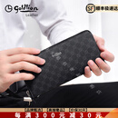 Goldlion【高端奢品】手拿包男长款大容量真皮多卡位高档商务时尚男士手包 款式一