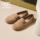 UGG春季女士舒适平底乐福鞋双鞋垫单鞋豆豆鞋1147350SAN|沙色 37