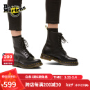 马丁（DR.MARTENS）1460 W英伦秋季经典款通勤光面皮黑色马丁靴 黑色 37 建议拍大一码