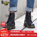 马丁（DR.MARTENS）1460 Smooth女款秋季经典百搭光面皮黑色马丁靴 黑色 38