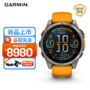 佳明（GARMIN）Fenix8旗舰橙-47mm飞耐时8户外运动手表血氧心率跑步骑行潜水滑雪