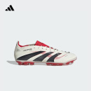 adidas PREDATOR ELITE人造草皮2G/3G AG定制短钉足球鞋阿迪达斯 汉玉白/黑色/纯宝石红 42.5