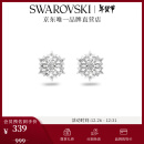 施华洛世奇（SWAROVSKI）元旦跨年礼物 MAGIC 耳饰耳钉耳环轻奢饰品送女友老婆生日礼物女 镀白金色  5627347