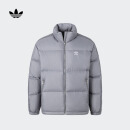 adidas 600蓬保暖鸭绒羽绒服面包服男女阿迪达斯官方三叶草 淡灰 M