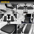 丰普拉适用25款雷克萨斯lm500h坐垫雷尔法扶手盖改装lm350h座套内饰配件 LM 曜石黑 整车防护16件