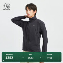 KOLON SPORT/可隆夹克 男子户外内藏式帽透湿防泼水耐磨登山徒步外套 LHJK4MN249-BK 黑色 L 175/96A